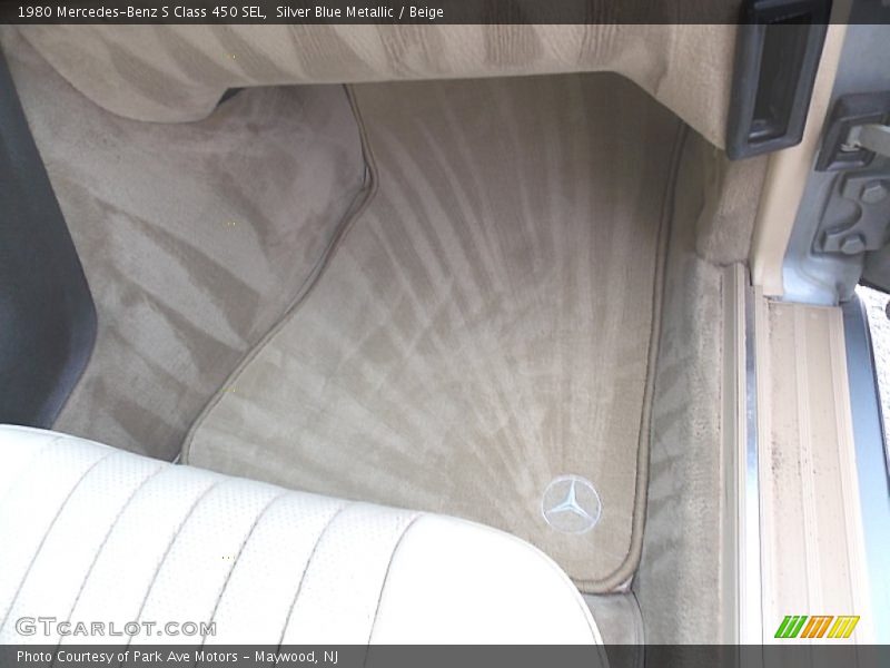 Silver Blue Metallic / Beige 1980 Mercedes-Benz S Class 450 SEL