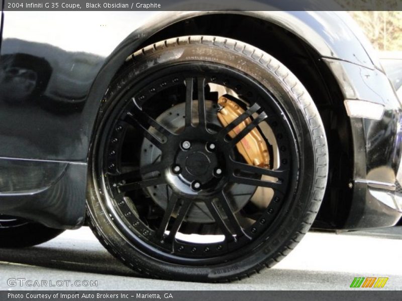 Black Obsidian / Graphite 2004 Infiniti G 35 Coupe