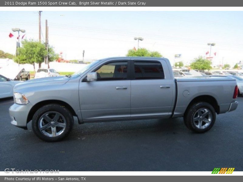 Bright Silver Metallic / Dark Slate Gray 2011 Dodge Ram 1500 Sport Crew Cab