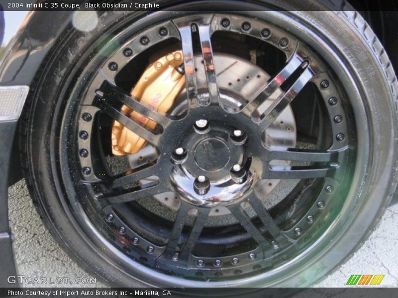 Black Obsidian / Graphite 2004 Infiniti G 35 Coupe