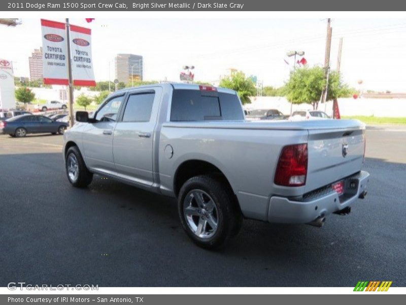 Bright Silver Metallic / Dark Slate Gray 2011 Dodge Ram 1500 Sport Crew Cab