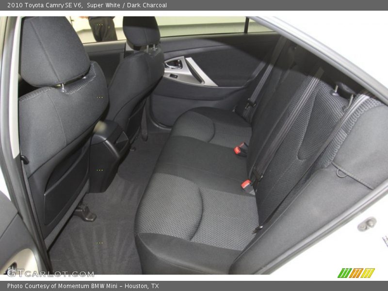 Super White / Dark Charcoal 2010 Toyota Camry SE V6