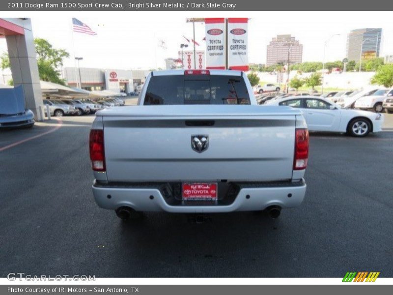 Bright Silver Metallic / Dark Slate Gray 2011 Dodge Ram 1500 Sport Crew Cab
