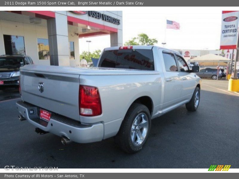 Bright Silver Metallic / Dark Slate Gray 2011 Dodge Ram 1500 Sport Crew Cab