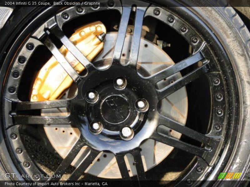 Black Obsidian / Graphite 2004 Infiniti G 35 Coupe