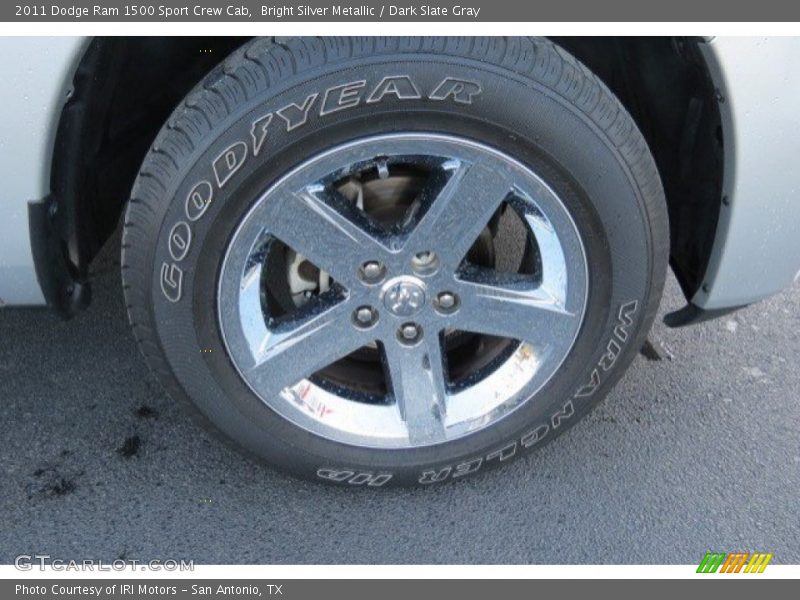 Bright Silver Metallic / Dark Slate Gray 2011 Dodge Ram 1500 Sport Crew Cab