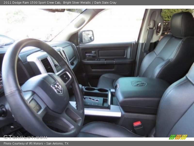 Bright Silver Metallic / Dark Slate Gray 2011 Dodge Ram 1500 Sport Crew Cab