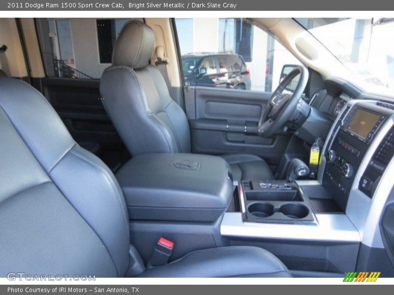 Bright Silver Metallic / Dark Slate Gray 2011 Dodge Ram 1500 Sport Crew Cab