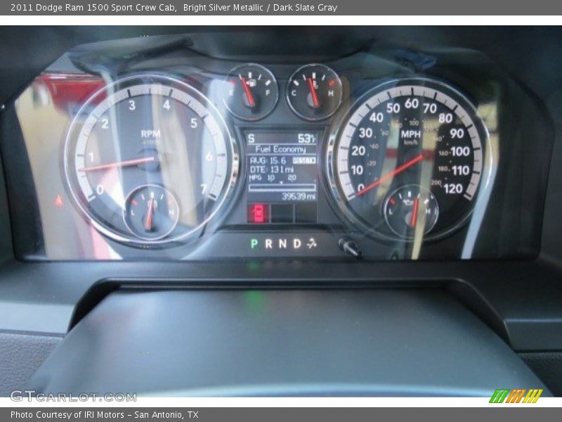 Bright Silver Metallic / Dark Slate Gray 2011 Dodge Ram 1500 Sport Crew Cab