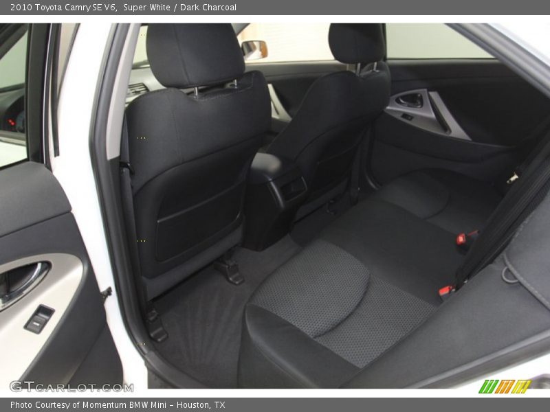 Super White / Dark Charcoal 2010 Toyota Camry SE V6