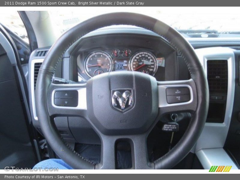 Bright Silver Metallic / Dark Slate Gray 2011 Dodge Ram 1500 Sport Crew Cab