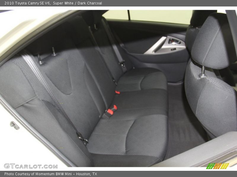 Super White / Dark Charcoal 2010 Toyota Camry SE V6