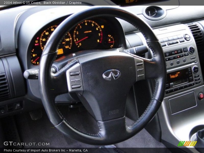 Black Obsidian / Graphite 2004 Infiniti G 35 Coupe