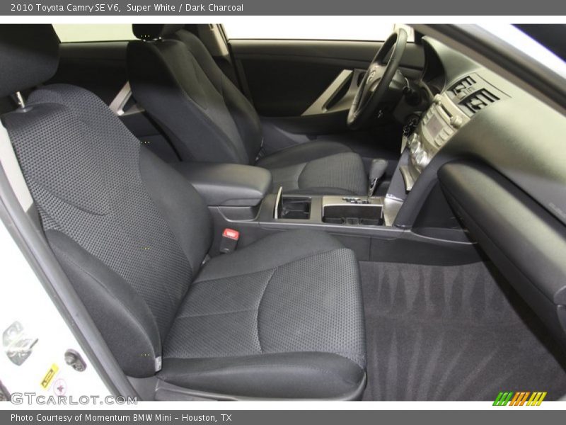 Super White / Dark Charcoal 2010 Toyota Camry SE V6