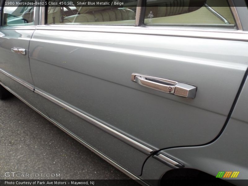 Silver Blue Metallic / Beige 1980 Mercedes-Benz S Class 450 SEL