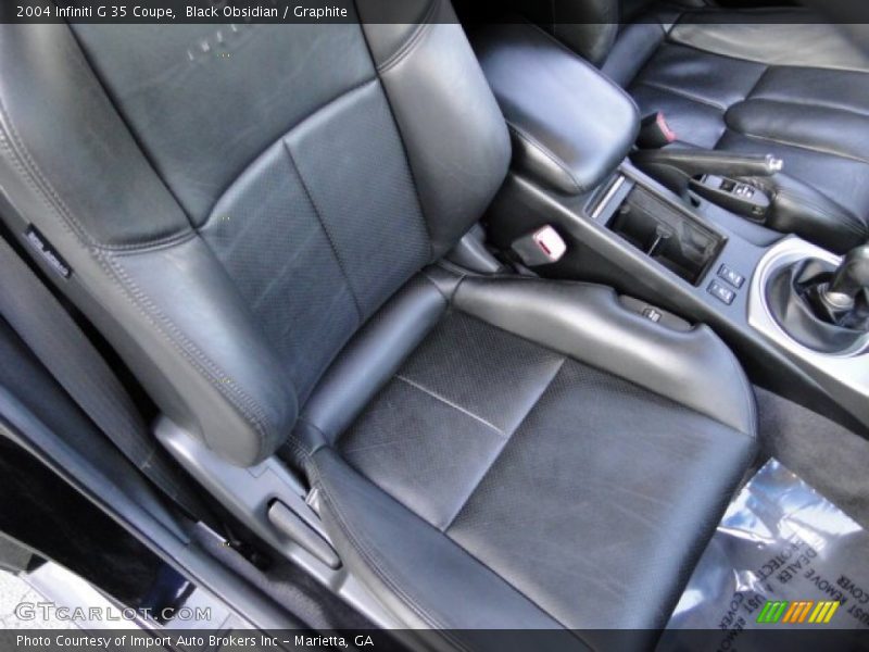 Black Obsidian / Graphite 2004 Infiniti G 35 Coupe