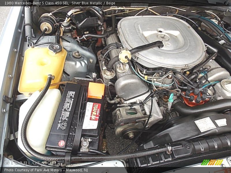  1980 S Class 450 SEL Engine - 4.5 Liter SOHC 16-Valve V8