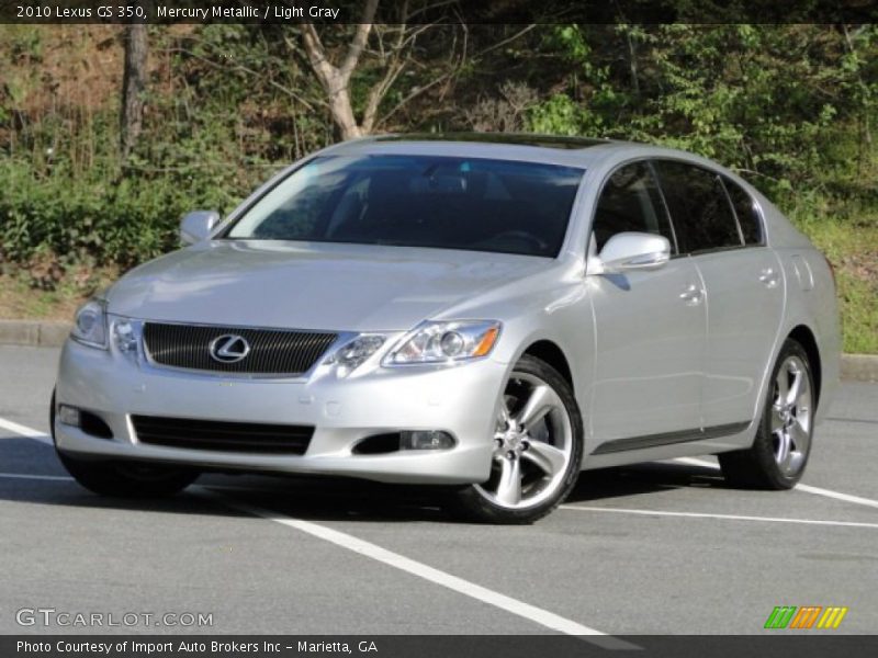 Mercury Metallic / Light Gray 2010 Lexus GS 350