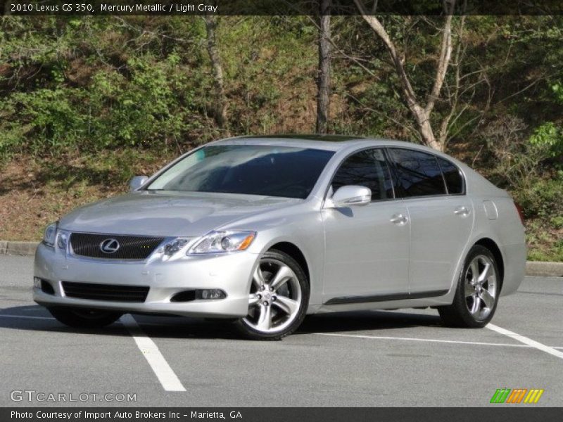 Mercury Metallic / Light Gray 2010 Lexus GS 350