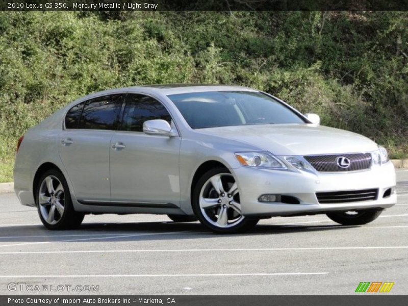 Mercury Metallic / Light Gray 2010 Lexus GS 350
