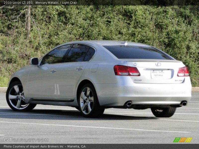 Mercury Metallic / Light Gray 2010 Lexus GS 350
