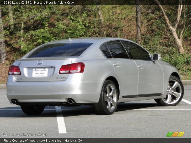 Mercury Metallic / Light Gray 2010 Lexus GS 350