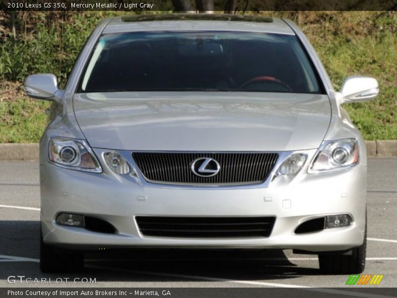 Mercury Metallic / Light Gray 2010 Lexus GS 350