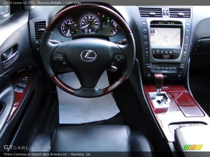 Mercury Metallic / Light Gray 2010 Lexus GS 350
