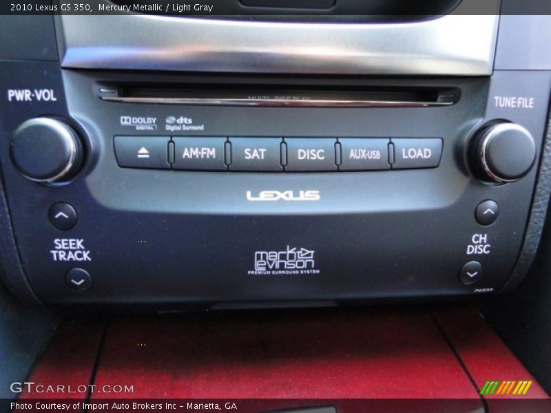 Mercury Metallic / Light Gray 2010 Lexus GS 350