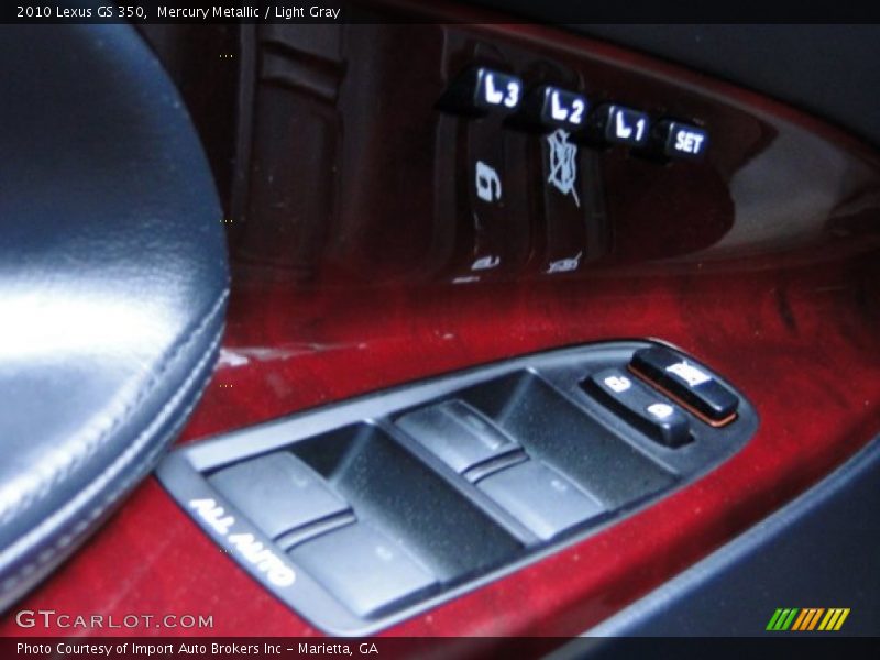 Mercury Metallic / Light Gray 2010 Lexus GS 350