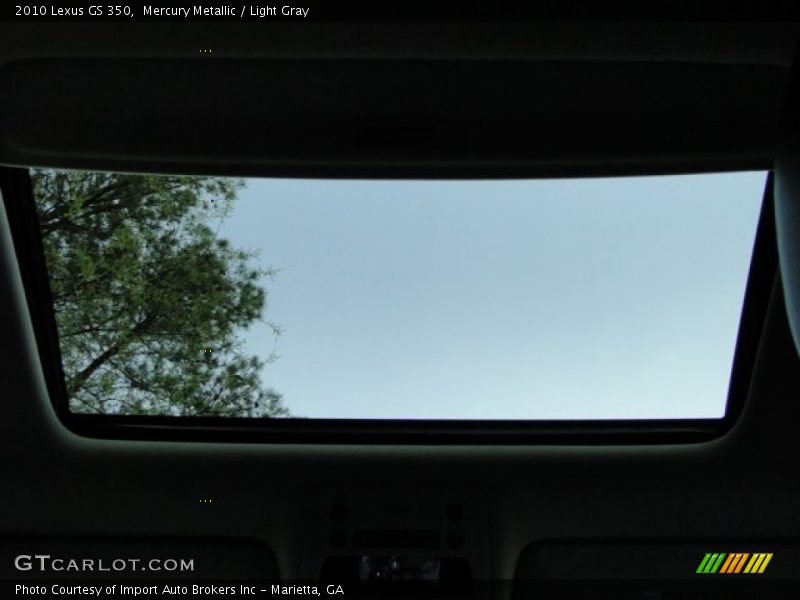 Mercury Metallic / Light Gray 2010 Lexus GS 350