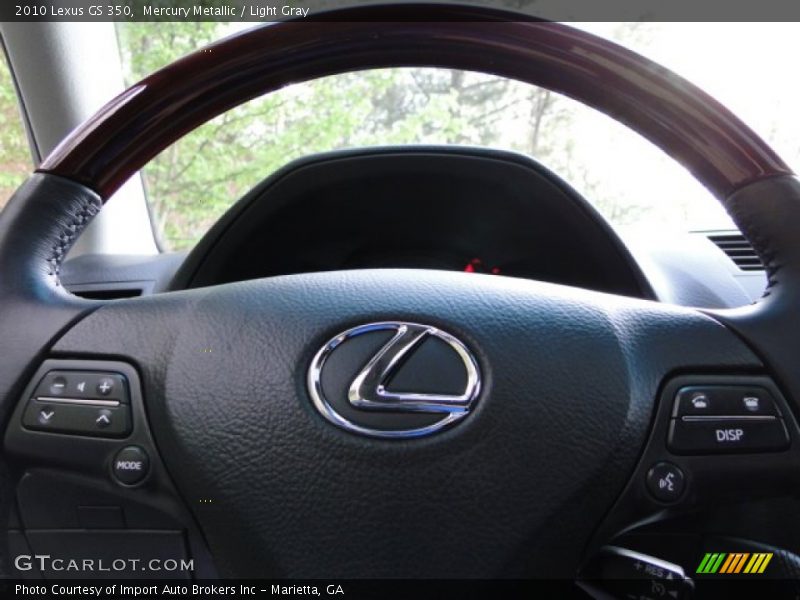 Mercury Metallic / Light Gray 2010 Lexus GS 350