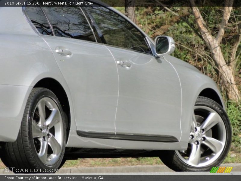 Mercury Metallic / Light Gray 2010 Lexus GS 350