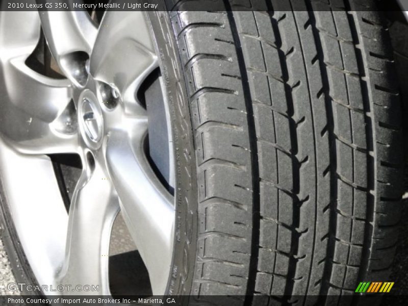 Mercury Metallic / Light Gray 2010 Lexus GS 350