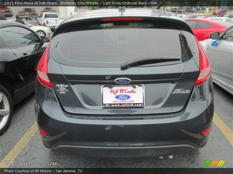 Monterey Grey Metallic / Light Stone/Charcoal Black Cloth 2011 Ford Fiesta SE Hatchback