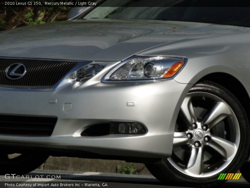 Mercury Metallic / Light Gray 2010 Lexus GS 350