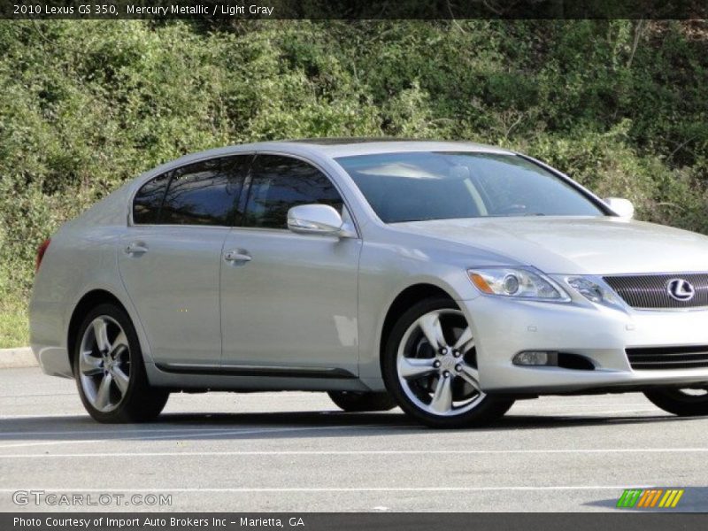 Mercury Metallic / Light Gray 2010 Lexus GS 350
