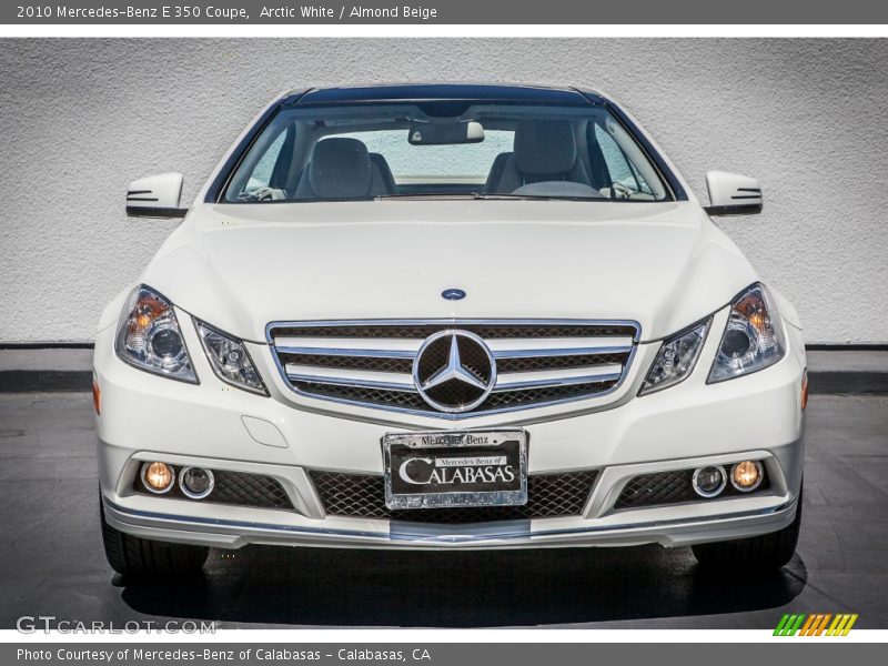 Arctic White / Almond Beige 2010 Mercedes-Benz E 350 Coupe