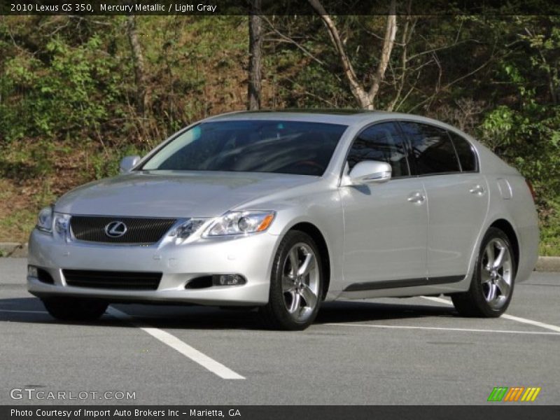Mercury Metallic / Light Gray 2010 Lexus GS 350