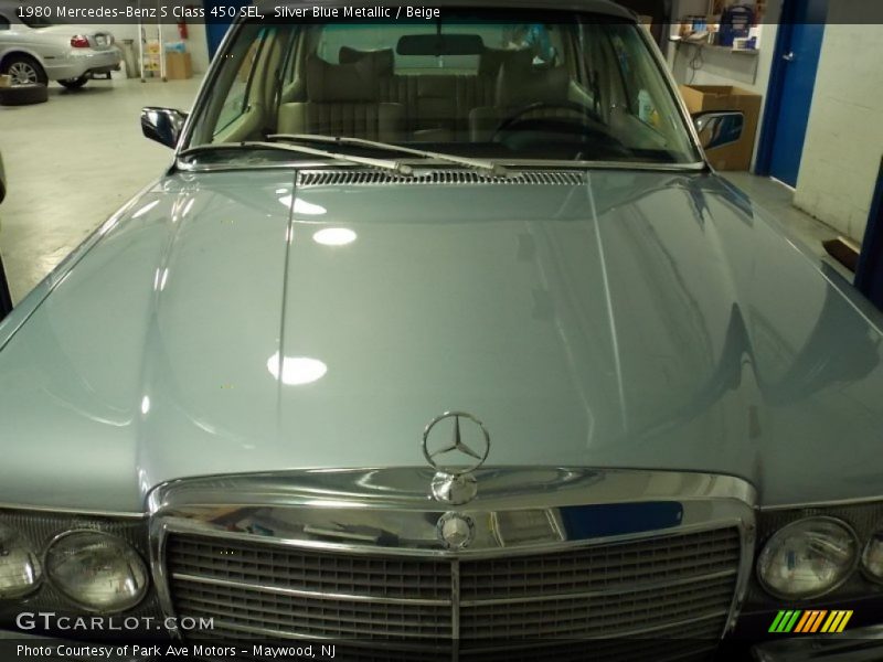 Silver Blue Metallic / Beige 1980 Mercedes-Benz S Class 450 SEL