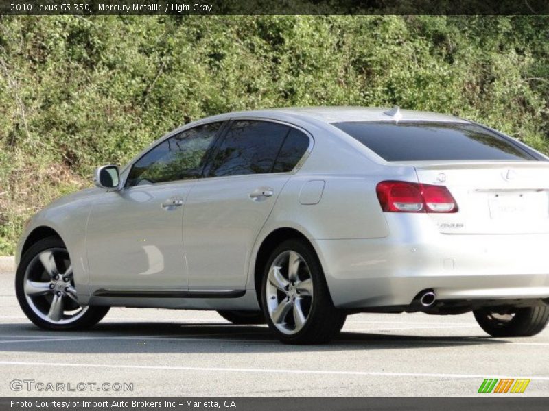 Mercury Metallic / Light Gray 2010 Lexus GS 350