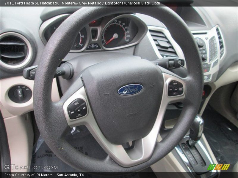 Monterey Grey Metallic / Light Stone/Charcoal Black Cloth 2011 Ford Fiesta SE Hatchback