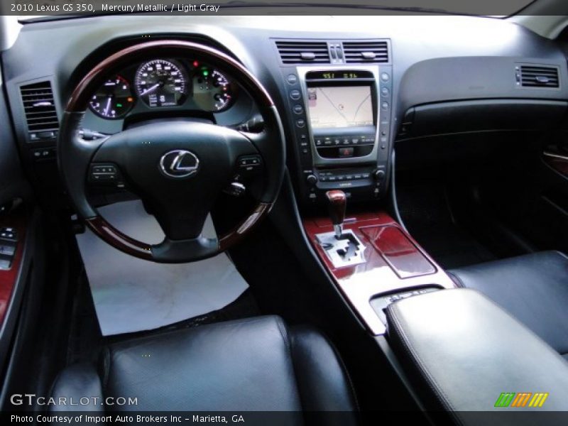 Mercury Metallic / Light Gray 2010 Lexus GS 350