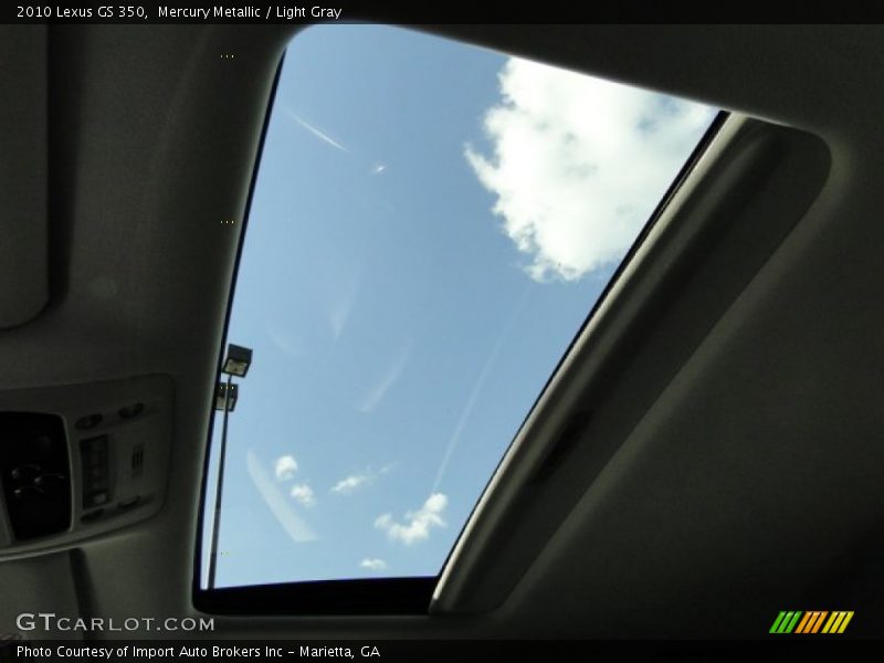 Mercury Metallic / Light Gray 2010 Lexus GS 350