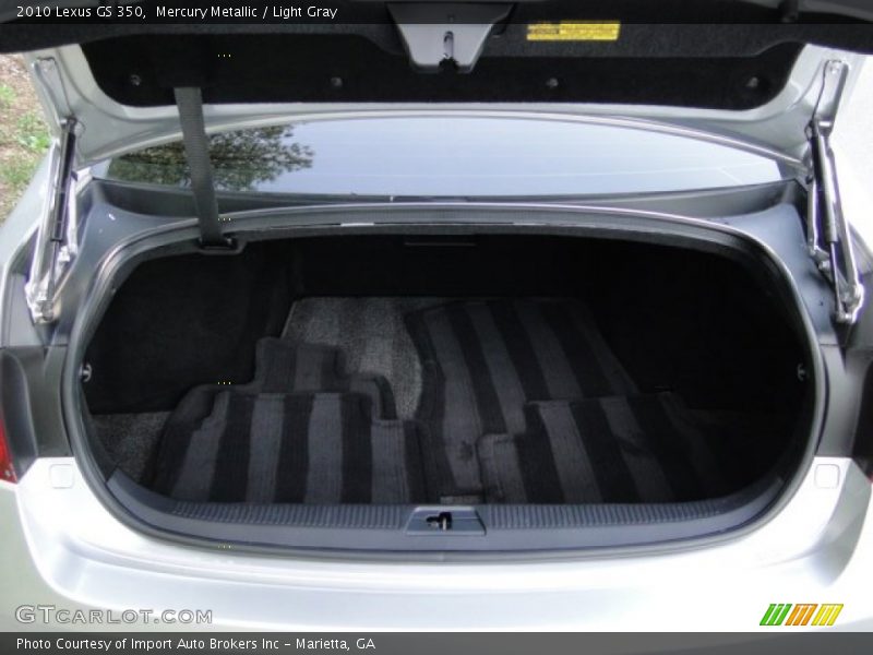 Mercury Metallic / Light Gray 2010 Lexus GS 350