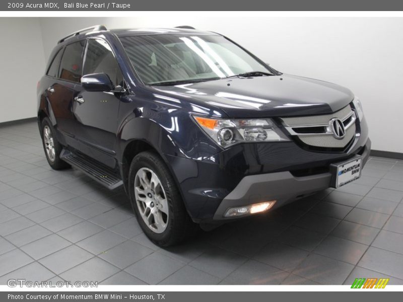 Bali Blue Pearl / Taupe 2009 Acura MDX
