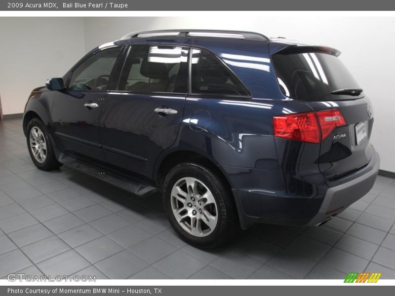 Bali Blue Pearl / Taupe 2009 Acura MDX