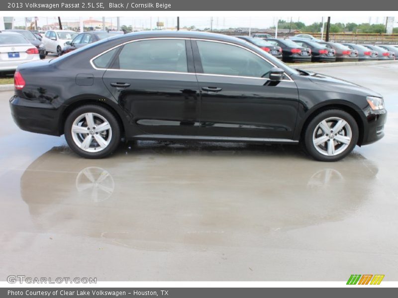 Black / Cornsilk Beige 2013 Volkswagen Passat 2.5L SE