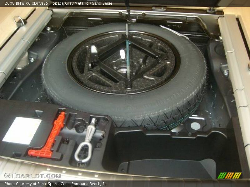 Space Grey Metallic / Sand Beige 2008 BMW X6 xDrive35i