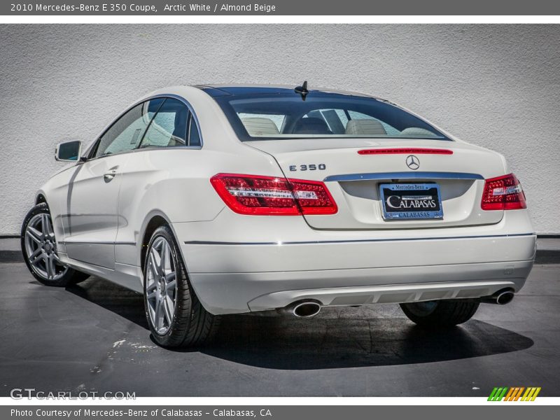 Arctic White / Almond Beige 2010 Mercedes-Benz E 350 Coupe